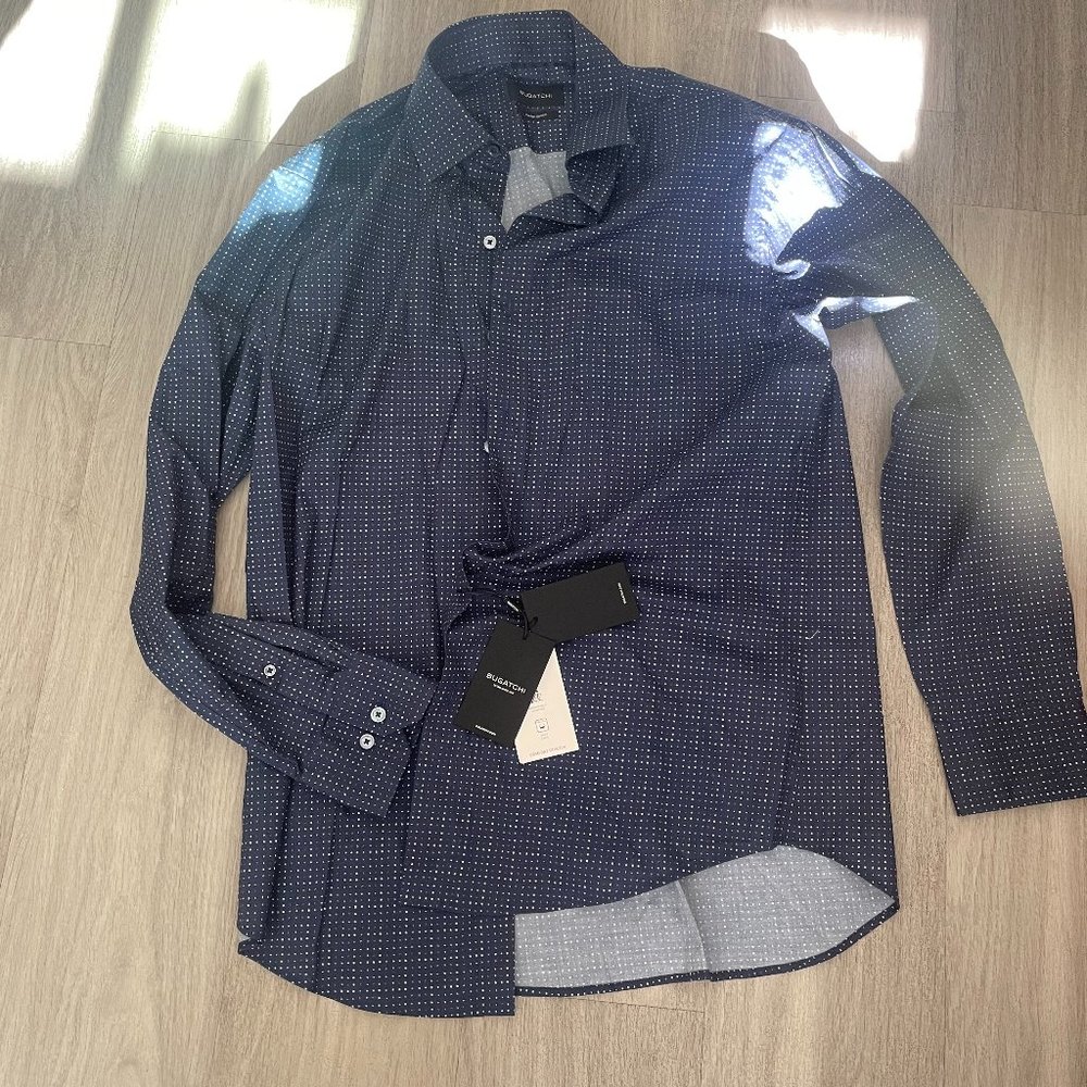 NWT Bugatchi dress shirt sz 16.5